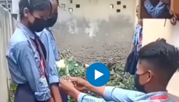 Viral Video: കൂട്ടുകാരുടെ മുൻപിൽ വെച്ച് പെൺകുട്ടിയെ പ്രപ്പോസ് ചെയ്തു, പിന്നെ സംഭവിച്ചത്..! വീഡിയോ വൈറൽ