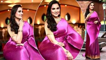 Lara Dutta Bhupathi: പിങ്ക് സാരിയില്‍ ലാറ ദത്ത, മനംമയക്കുന്ന ഫോട്ടോകൾ കാണാം   