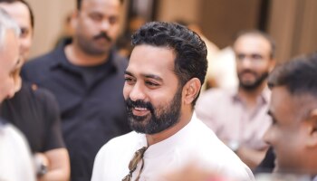 Asif Ali in Kaapa Promotions: &#039;കാപ്പ&#039; പ്രൊമോഷൻ പരിപാടിയിൽ ആസിഫ് അലി - കാണാം ചിത്രങ്ങൾ