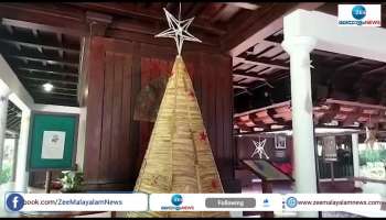 Coconut Lagoon Kumarakom's Christmas tree and decorations