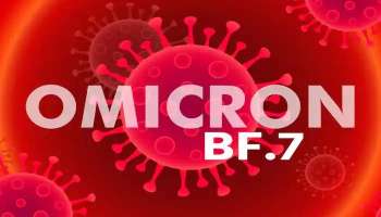 Omicron BF.7:  ഒമിക്രോണ്‍ ബിഎഫ്.7 ഉപ വകഭേദത്തെ ഭയക്കേണ്ട, ഏറെ ജാഗ്രത അനിവാര്യം, വിദഗ്ധര്‍ 