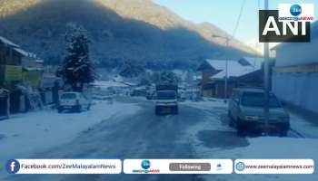 Extreme cold, snow. Houses destroyed by hail