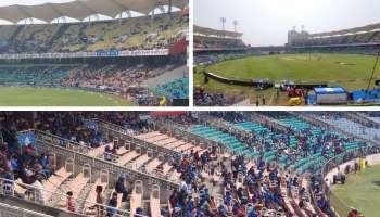 India Vs Sri Lanka: മന്ത്രി പറഞ്ഞത് ജനങ്ങൾ അനുസരിച്ചോ? കാണികളൊഴിഞ്ഞ ​ഗ്രീൻഫീൽഡ് സ്റ്റേഡിയം- ചിത്രങ്ങൾ