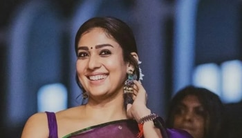 Nayanthara: പർപ്പിൾ സാരിയിൽ അതീവ സുന്ദരി; കോളജിനെ ഇളക്കി മറിച്ച് നയൻതാര