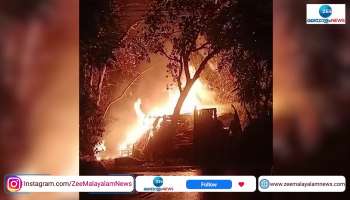 Fire accident in furniture godown