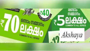 Kerala Lottery Result 2023 : 70 ലക്ഷം നേടിയ ഭാഗ്യവാൻ ഇതാ; അക്ഷയ ലോട്ടറി ഫലം