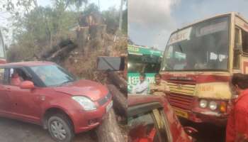 Accident: ഓവർടേക്ക് ചെയ്യാൻ ബസ് പല തവണ വേഗത കൂട്ടി;ഒടുവിൽ വെട്ടിത്തിരിച്ചപ്പോൾ