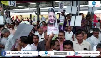 Congress Workers Pasted Poster on Vande Bharat Kerala Express 