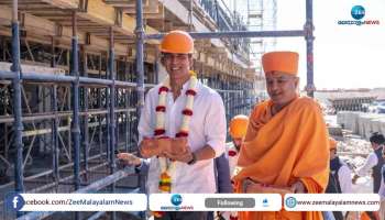 Akshay Kumar visited the Hindu temple under construction in Abu Dhabi