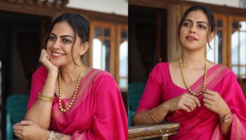 Actress Anusree: ഫൈൻഡ് യുവർ സെൽഫ്...സാരിയിൽ സുന്ദരിയായി അനുശ്രീ, ചിത്രങ്ങൾ കാണാം