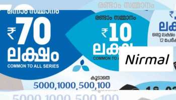 Kerala Lottery Result 2023 : 70 ലക്ഷം ആര് നേടി? നിർമൽ ഭാഗ്യക്കുറി ഫലം പ്രഖ്യാപിച്ചു