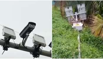 AI camera: പാലക്കാട് എ ഐ ക്യാമറയുടെ പോസ്റ്റ് ഇടിച്ചു വീഴ്ത്തി; വാഹനം നിര്‍ത്താതെ പോയി