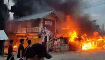 Manipur Violence: ശാന്തമാകാതെ മണിപ്പൂർ, കേന്ദ്രമന്ത്രി രാജ് കുമാര്‍ സിംഗിന്‍റെ വീടിന് അക്രമികൾ തീയിട്ടു 