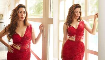 Tamannaah Bhatia: ഹോട്ട് റെഡിൽ ഗ്ലാമറാസായി തമന്ന; വൈറൽ ചിത്രങ്ങൾ കാണാം