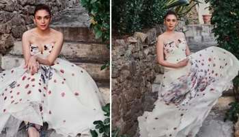 Aditi Rao Hydari: ബോൾഡ് ഓഫ് ഷോൾഡർ ഗൗണിൽ മനോഹരിയായി അതിഥി റാവു ഹൈദരി- ചിത്രങ്ങൾ