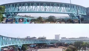 Thrissur skywalk: ശക്തൻ നഗറിൽ ഇനി യാത്ര ആകാശ നടപ്പാതയിലൂടെ; കേരളത്തിലെ ഏറ്റവും വലിയ ആകാശ നടപ്പാത