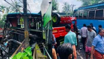 Road Accident: കോഴിക്കോട് കക്കോടിയിൽ ബസും ടിപ്പർ ലോറിയും കൂട്ടിയിടിച്ച് 12 പേർക്ക് പരിക്ക്