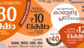 Kerala Lottery Result : 80 ലക്ഷം രൂപയുടെ കാരുണ്യ പ്ലസ് ഭാഗ്യക്കുറി വിജയി ആര്? ഇന്നത്തെ ലോട്ടറി ഫലം അറിയാം