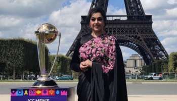 Cricket World Cup 2023 : ക്രിക്കറ്റ് ലോകകപ്പ് ട്രോഫി അനാഛാദനം ആദ്യ ഇന്ത്യൻ സിനിമ താരമായി നടി മീന; കാണാം ചിത്രങ്ങൾ
