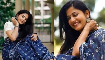 Sshivada: നീല സാരിയിൽ ശിവദ, ചിത്രങ്ങൾ