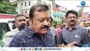 Suresh Gopi on Girders for Guruvayoor Railway Flyover