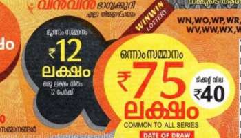 Kerala Lottery Result : 75 ലക്ഷം രൂപ ആർക്ക്? ഇന്നത്തെ വിൻ-വിൻ ഭാഗ്യക്കുറി ഫലം ഇതാ