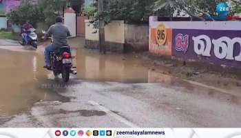 Potholes in Parassala Road