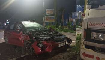 Road AccidentL വാഹനാപകടത്തിൽ  വനിതാ ഡോക്ടർക്കും മകൾക്കും പരിക്ക്