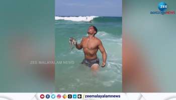 shocking video A man who eats octopus raw