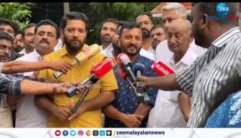 Rahul Mamkootathil visits Oommen Chandy's grave