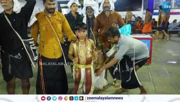 Ekalavyan and Dhruvan came to visit Sabarimala dressed as Ayyappa