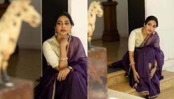 Aishwarya Lekshmi: സാരിയിൽ മലയാളി പെൺകൊടിയായി ഐശ്വര്യ; ചിത്രങ്ങൾ കാണാം