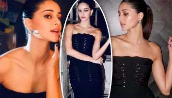 Ananya Panday: 2.3 ലക്ഷം രൂപ വിലമതിക്കുന്ന ബ്ലാക്ക് ഡ്രസില്‍ അനന്യ പാണ്ഡേ..!!