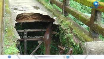 one person was injured when a footbridge collapsed in munnar, many passengers were on the bridge