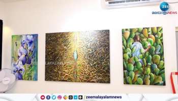 Art gallery set up by the husband for his wife who is a painter in Kayamkulam