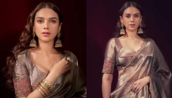 Aditi Rao Hydari: സാരിയിൽ ക്യൂട്ടായി അദിതി റാവു ഹൈദരി; ചിത്രങ്ങൾ