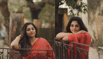 Manjima Mohan: ചുവന്ന ചേലയണിഞ്ഞ് മ‍ഞ്ജിമ..! ചിത്രങ്ങൾ കാണാം