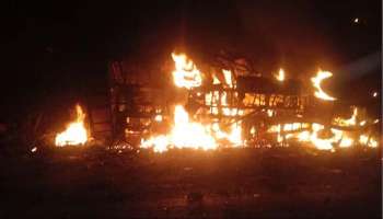 MP Bus Accident: ബസ് ഡമ്പറുമായി കൂട്ടിയിടിച്ച് തീപിടിച്ചു, 13 പേർ മരിച്ചു 