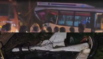 Accident: ലോറി നിയന്ത്രണം വിട്ട് ചായക്കടയിലേക്ക് പാഞ്ഞുകയറി, കാറിലും ലോറിയിലും ഇടിച്ചുകയറി; അഞ്ച് ശബരിമല തീർഥാടകർ മരിച്ചു