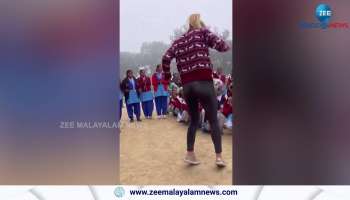 Lady shows her amazing foot ball jiggling skills netizens amazed
