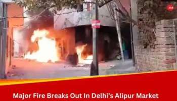 Delhi Fire: ഡൽഹിയിലെ അലിപൂർ മാർക്കറ്റിൽ വൻ തീപിടിത്തം, മരണം 11 കവിഞ്ഞു; 4 പേർക്ക് പരിക്ക്