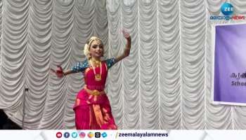 Sanvi performed Bharatanatyam concert for one hour continuously at Kothamangalam