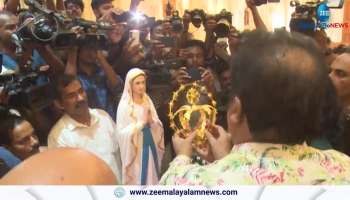Special committee to examine the amount of gold in crown that suresh gopi donated to thrissur lourdes church