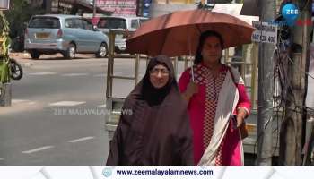 Heatwave alert; yellow alert issued nine districts in Kerala