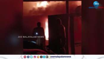 Huge fire in munnar estate around 10 houses were gutted