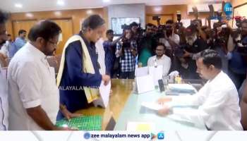 Shashi Tharoor files Nomination