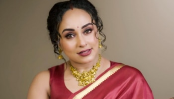 Pearle Maaney: ഇത് പേർളി മാണി ഷോ; സാരിയിൽ തിളങ്ങി താരം - ചിത്രങ്ങൾ