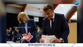 Macron declared election after french far right win but centre right holds in eu vote