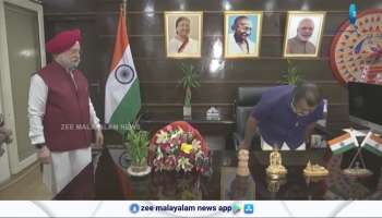Suresh Gopi takes charge as Minister of State in Delhi