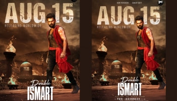 Double ISMART: റാം പൊതിനേനി, പുരി ജഗന്നാഥ്‌ പാൻ ഇന്ത്യൻ ചിത്രം &#039;ഡബിൾ ഐ സ്മാർട്&#039;; തീയേറ്ററുകളിലേക്ക്